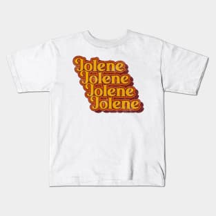 Jolene ))(( Distressed Country Music Classics Fan Art Kids T-Shirt